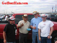 The beer hat nascar group