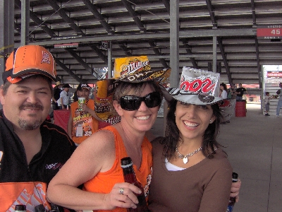 Who is this lucky guy and where is his beer hat?